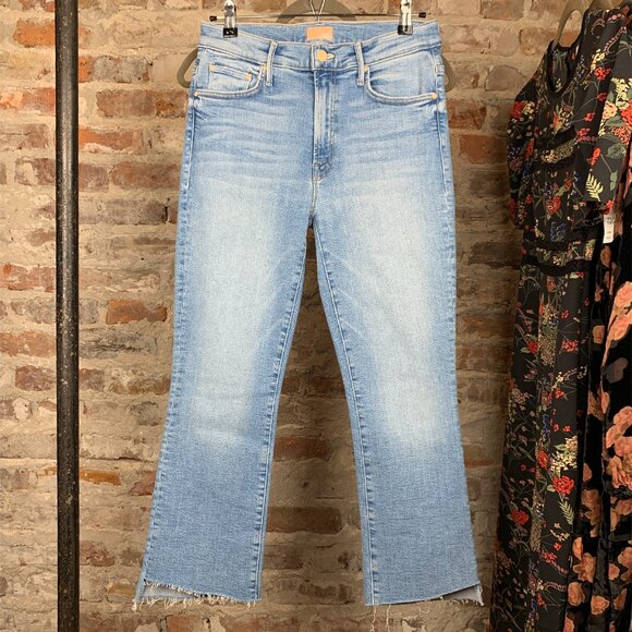 NWOT MOTHER The Insider Crop Step Fray Jeans - Picture 3 of 6